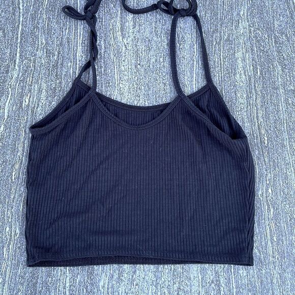 PAC‎ Sun Camisole. Ribbed Black. Size Small. - Picture 3 of 4